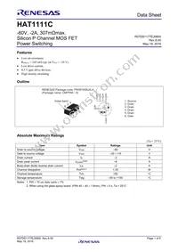 HAT1111C-EL-E Datasheet Cover