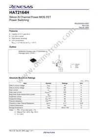 HAT2164H-EL-E Datasheet Page 3
