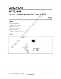 HAT2261H-EL-E Datasheet Cover