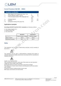 HAX 2500-S Datasheet Page 2