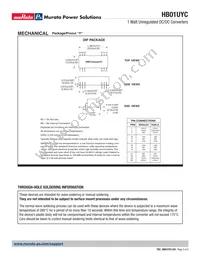 HB01U05S05YC Datasheet Page 3