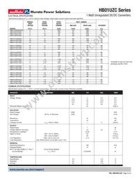 HB01U05S05ZC Datasheet Page 2