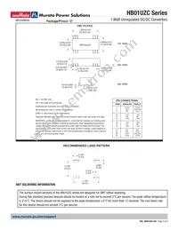 HB01U05S05ZC Datasheet Page 3