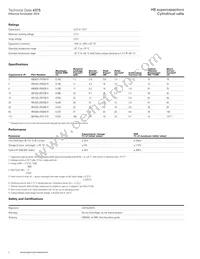 HB1850-2R5806-R Datasheet Page 2