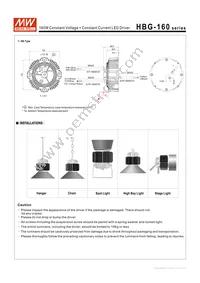 HBG-160-24B Datasheet Page 9