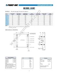 HBS050ZE-A Datasheet Page 2