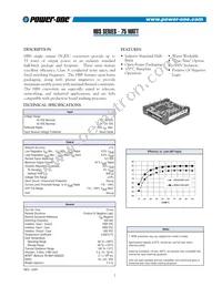HBS075YH-A Datasheet Cover