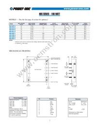 HBS100YG-A Datasheet Page 2