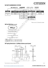 HC-49/U-S14318180ABKB Datasheet Page 2