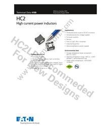 HC1-R30-R Datasheet Cover