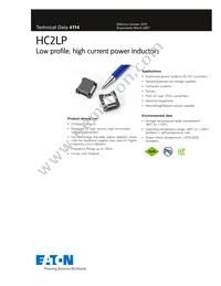 HC2LP-R68-R Datasheet Cover
