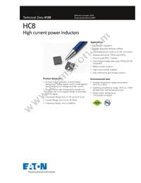 HC8-220-R Datasheet Cover