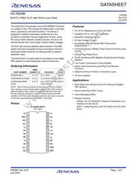 HC9P5504B-5ZX96 Datasheet Cover