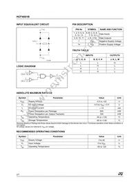 HCF4001M013TR Datasheet Page 2