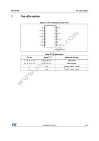 HCF40106M013TR Datasheet Page 3