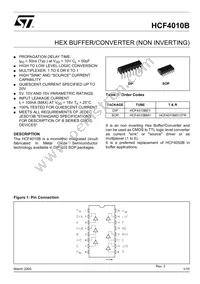 HCF4010BEY Datasheet Cover