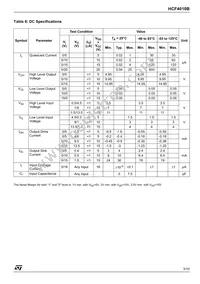 HCF4010BEY Datasheet Page 3