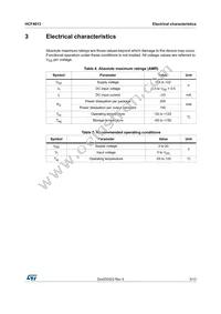 HCF4013M013TR Datasheet Page 5