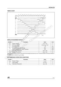 HCF4017M013TR Datasheet Page 3