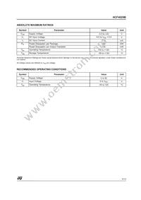 HCF4029M013TR Datasheet Page 5