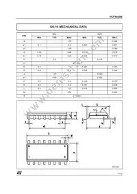 HCF4029M013TR Datasheet Page 11