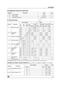 HCF4030BEY Datasheet Page 3