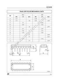 HCF4035M013TR Datasheet Page 9