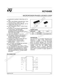 HCF4046M013TR Datasheet Cover