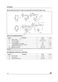 HCF4047M013TR Datasheet Page 4