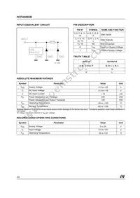 HCF4049UM013TR Datasheet Page 2