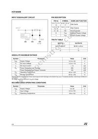 HCF4050M013TR Datasheet Page 2