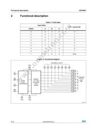 HCF4051M013TR Datasheet Page 4