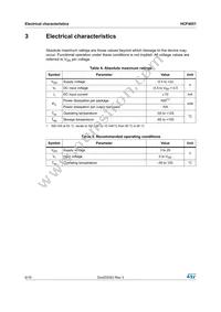 HCF4051M013TR Datasheet Page 6
