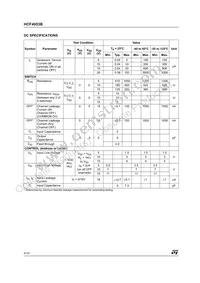 HCF4053BTTR Datasheet Page 4