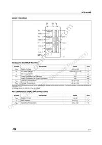 HCF4054M013TR Datasheet Page 3