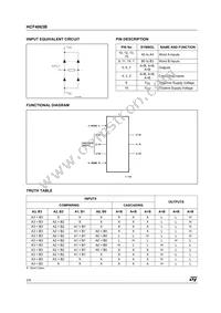 HCF4063M013TR Datasheet Page 2