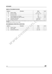 HCF4067M013TR Datasheet Page 4