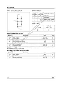 HCF4069UBEY Datasheet Page 2