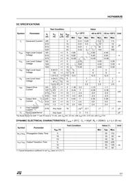 HCF4069UBEY Datasheet Page 3