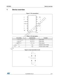 HCF4070M013TR Datasheet Page 3