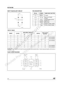 HCF4076BEY Datasheet Page 2