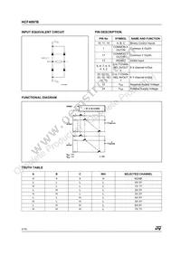 HCF4097M013TR Datasheet Page 2