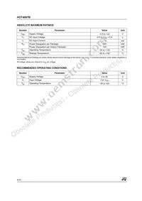HCF4097M013TR Datasheet Page 4