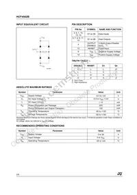 HCF4502BM1 Datasheet Page 2