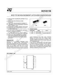 HCF4511M013TR Datasheet Cover