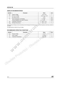 HCF4511M013TR Datasheet Page 4