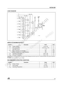 HCF4512M013TR Datasheet Page 3