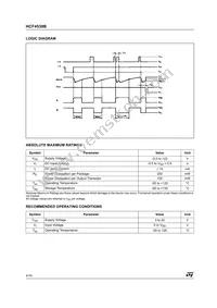 HCF4538M013TR Datasheet Page 4