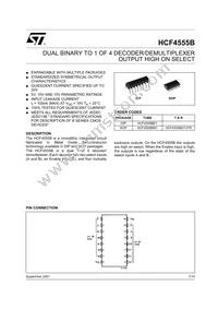 HCF4555M013TR Datasheet Cover