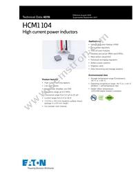 HCM1104-100-R Datasheet Cover